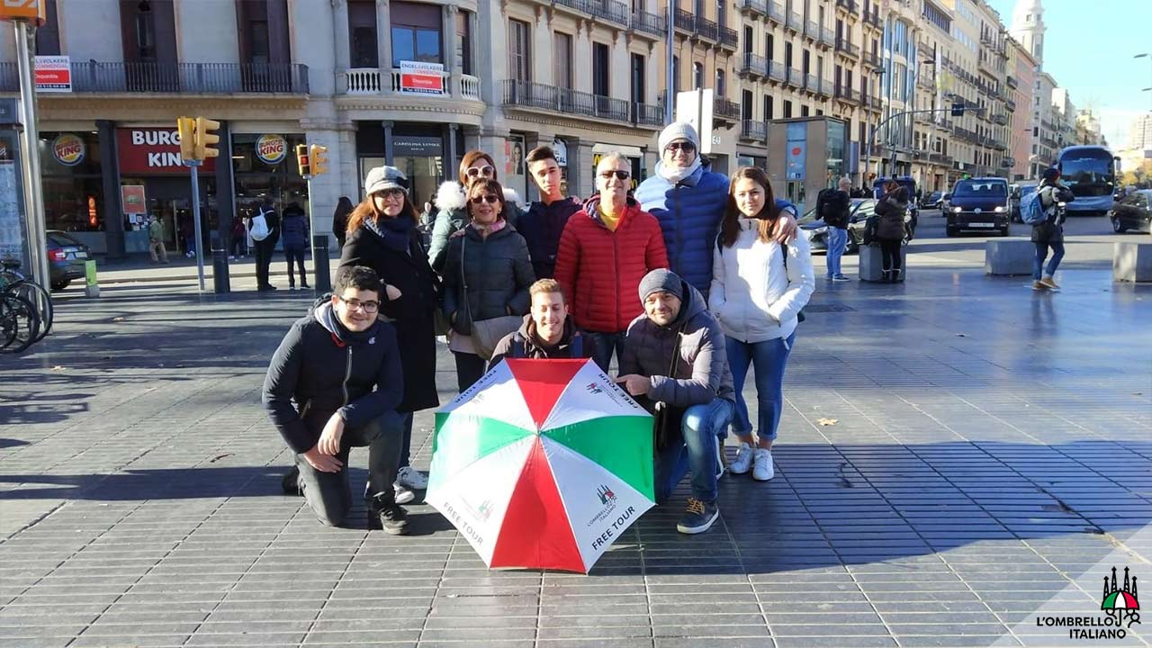 Tour a piedi gratuito di Barcellona in italiano