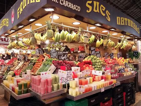 Tour Italiano a Barcellona - Mercato Boqueria